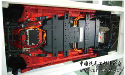i-MiEV 车底盘下线缆布局（网络资料）