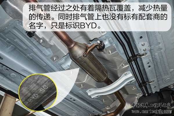 涂层全覆盖 比亚迪元燃油版底盘实拍解析