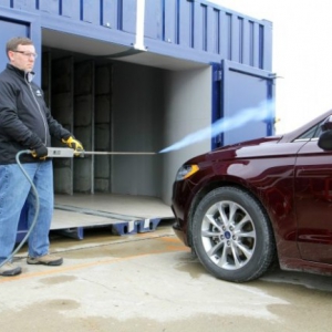 福特的空气动力学测试新工具移动式风洞