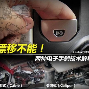 涨姿势！电子手刹的工作原理，装13必备！
