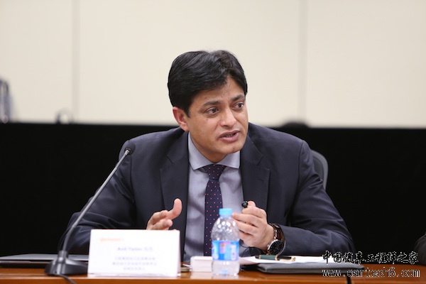 大陆集团的动力总成事业部混合动力电动车业务单元亚洲区负责人Anil Yadav