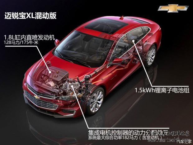 上汽通用雪佛兰 迈锐宝XL 2016款 1.8L 全混动锐尚版