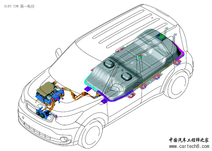 全球卖的最好的韩国电动汽车,起亚Soul EV电池包全解剖 全球卖的最好的韩国电动汽车,起亚Soul EV电池包全解剖