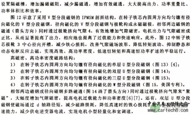 电动汽车用高功率密度宽调速永磁电机