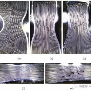锂离子电池在挤压过程中铜箔破碎现象