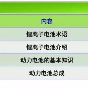 动力电池及PACK知识汇总