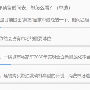 行业调查 | 燃油车禁售 电气化转型中自主品牌能否实现弯道超车？