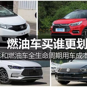 电动车、燃油车到底买谁更划算？