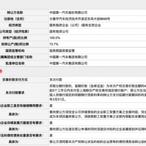 研究院优势不再 一汽股份出售七成股权