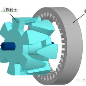 汽车用混合励磁爪极发电机